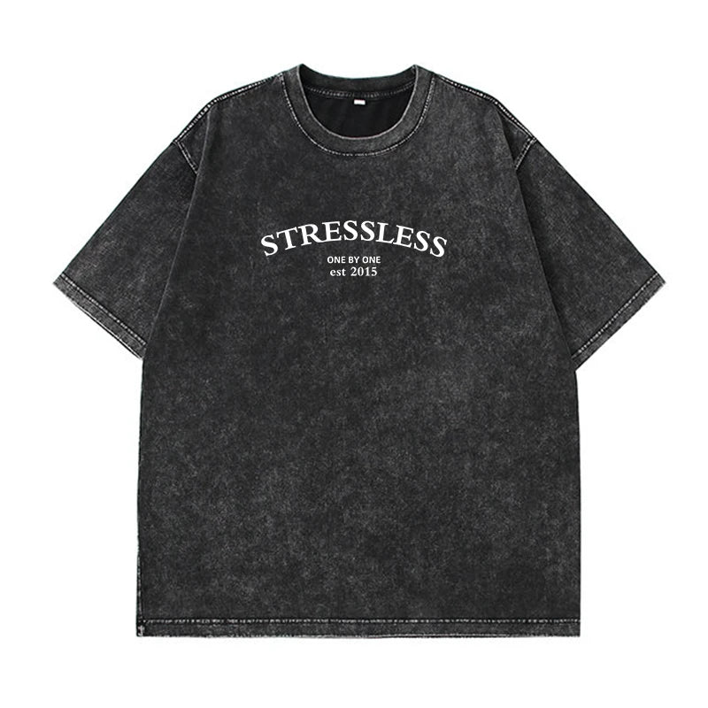 Washed Graphic Long Sleeve T-Shirt – Vintage Oversized Streetwear for Women - 3KDyn